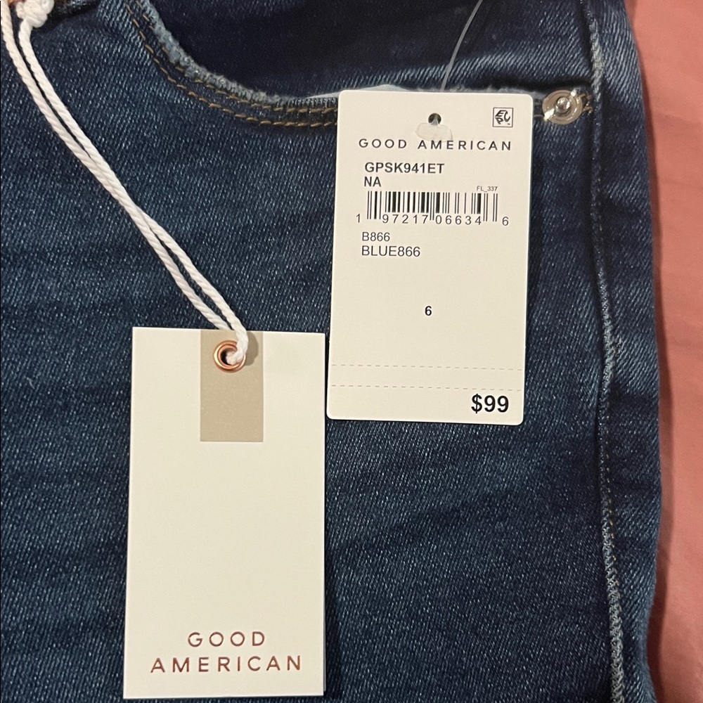 Good American Dark Blue Skinny Jeans